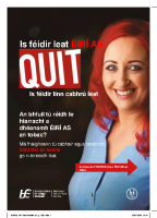 HSE Quit Booklet A5 Gaeilge front page preview
              